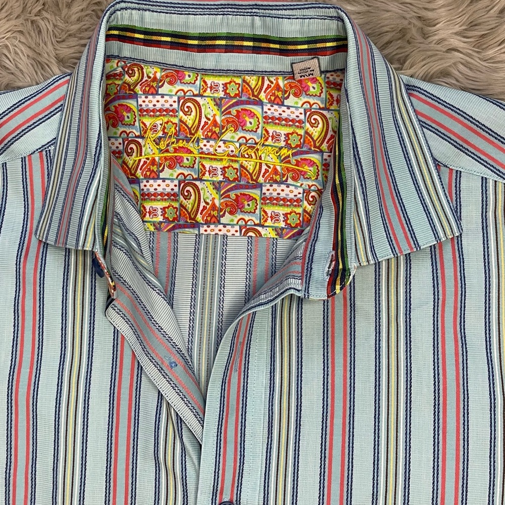 Robert graham men’s medium long sleeve shirt